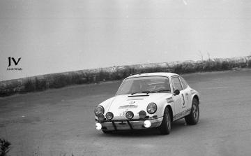 José María Palomo – Pepe Adell (Porsche 911R). Rallye 2000 Virajes 1969 (JAV Foto)